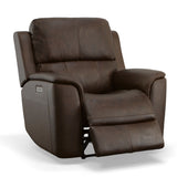 Henry Power Recliner With Power Headrest & Lumbar - Burnt Umber | Flexsteel