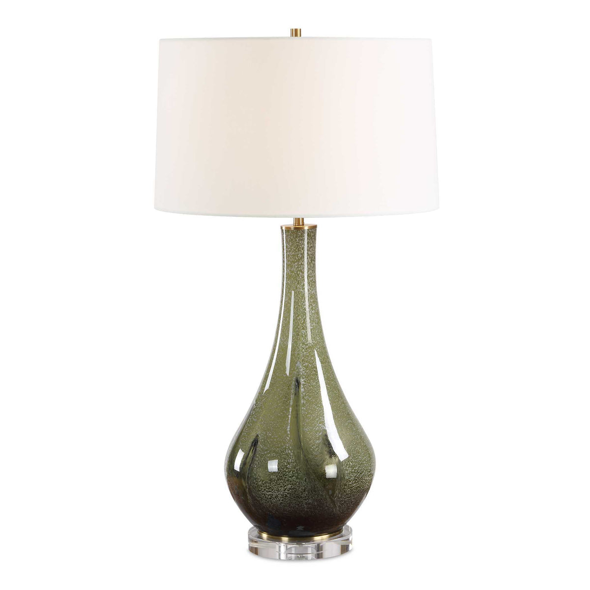 Marist Table Lamp - Green by Uttermost - View 1