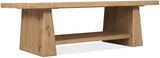 Driftwood Rectangle Coffee Table Buckboard - Light Brown by Hooker Furniture - View 1