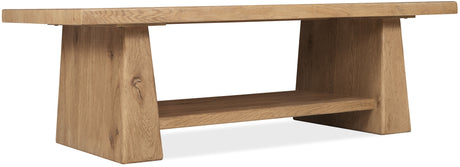 Driftwood Rectangle Coffee Table Buckboard - Light Brown by Hooker Furniture - View 1