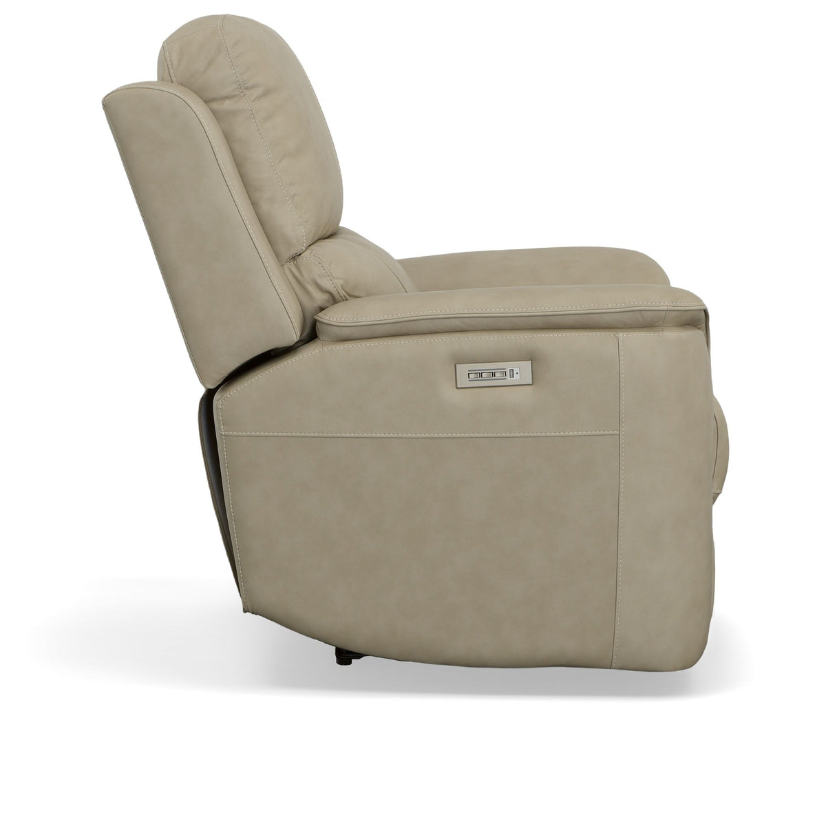 Henry Power Recliner With Power Headrest & Lumbar - Beige | Flexsteel