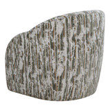 Mari Boucle Swivel Chair - Green / White by Uttermost - View 9