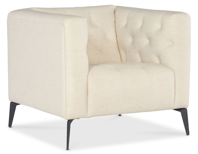 Nicolla Stationary Chair Baldwin Natural - Beige by Hooker Furniture - View 1