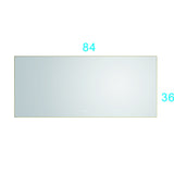 84x 36Inch LED Mirror Bathroom Vanity Mirror with Back Light, Wall Mount Anti - Fog Memory Large Adjustable Vanity Mirror - W1272103488 - image - 3