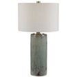 Callais Crackled Table Lamp Aqua - Green / Beige by Uttermost - View 1
