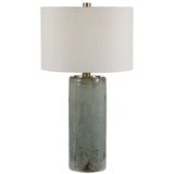 Callais Crackled Table Lamp Aqua - Green / Beige by Uttermost - View 1