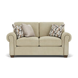 Carson Fabric Loveseat, Nailhead Trim | Flexsteel