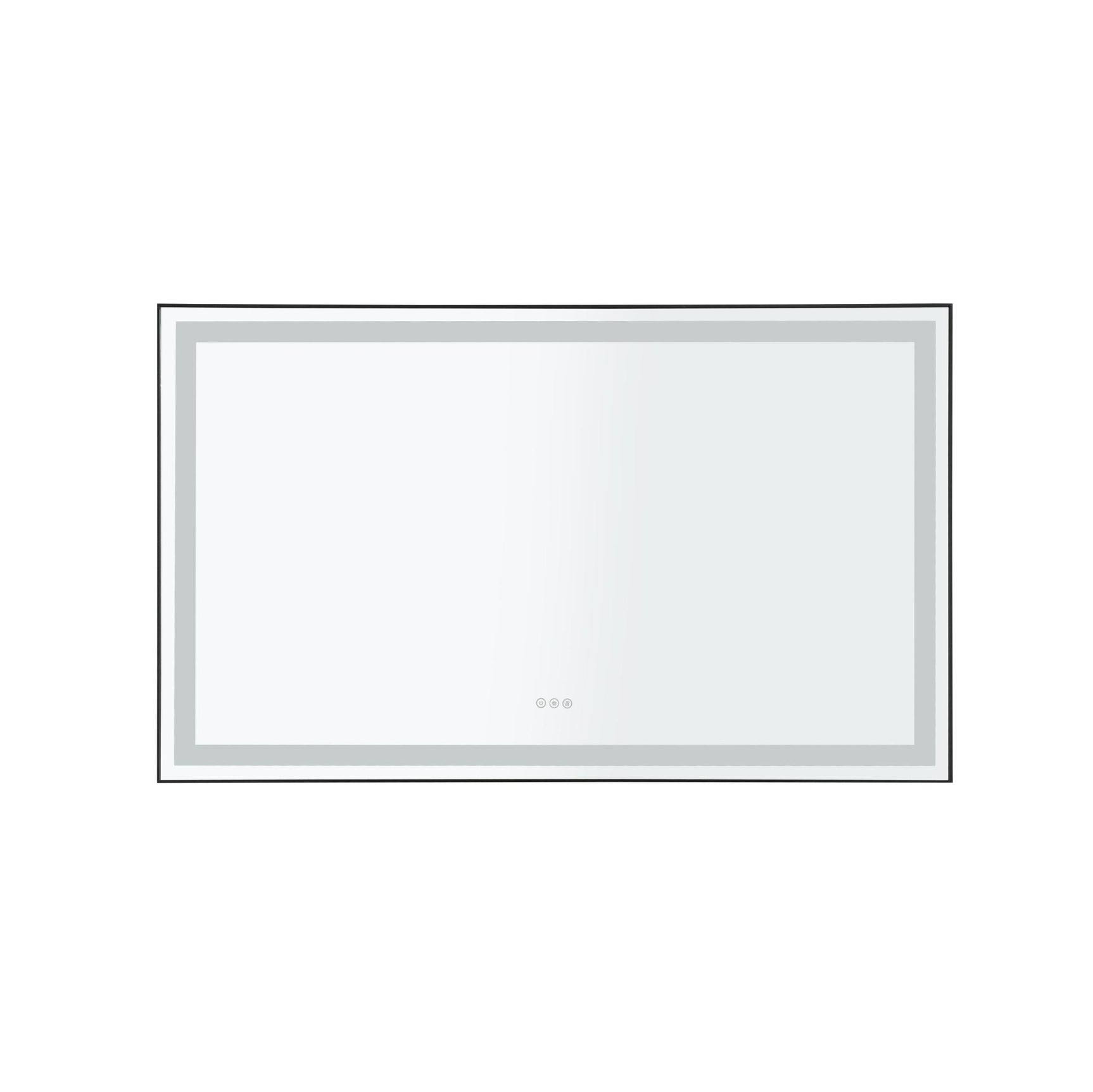 60in. W x 48 in. H Super Bright Led Bathroom Mirror with Lights, Metal Frame Mirror Wall Mounted Lighted Vanity Mirrors for Wall, Anti Fog Dimmable Led Mirror for Makeup, Horizontal/Verti - W1272103494 - image - 15