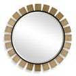 Toluca Round Mirror Brass - Gold by Uttermost - View 1