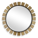 Toluca Round Mirror Brass - Gold by Uttermost - View 1