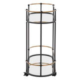 Andre Iron Bar Cart - Black by Uttermost - View 4