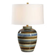 Judarn Table Lamp Blue / Brown - Blue / Dark Brown by Uttermost - View 1