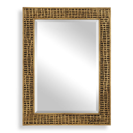 Woven In Time Time Mirror - Gold by Uttermost - View 1
