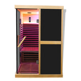 Double person V-shaped far infrared sauna room - Home Elegance USA