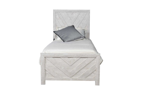 DENVER Twin 4PC Modern Style Storage Bedroom Set Made with Wood in Natural (NJ INVENTORY) - sold by Home Elegance USA