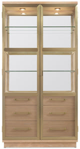Banyon Bay Display Cabinet Desert Oak - Light Brown by Hooker Furniture - View 7