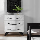 Vivi 3 Drawer Chest - White by Uttermost - View 2