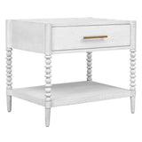 Bales Side Table - White by Uttermost - View 3