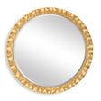 Haya Round Mirror - Gold by Uttermost - View 1