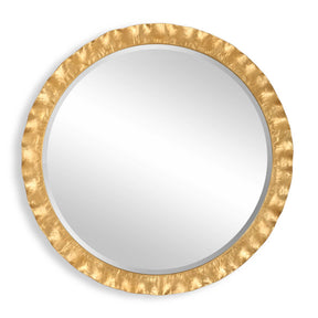 Haya Round Mirror - Gold by Uttermost - View 1