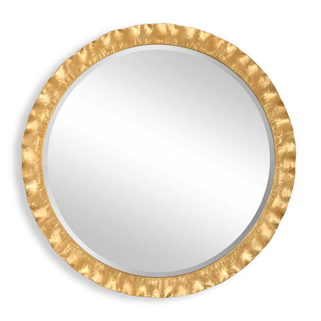 Haya Round Mirror - Gold by Uttermost - View 1