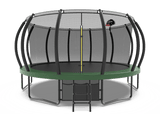 16FT Trampoline with Basketball Hoop - Recreational Trampolines with Ladder ,Shoe Bag and Galvanized Anti - Rust Coating - K1163S00007 - image - 2