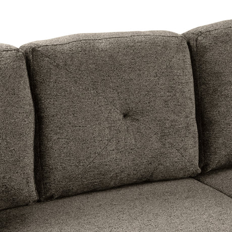 Reversible Sleeper Sectional Sofa Bed with Side Shelf and 2 Stools, Pull-Out L-Shaped Sofa Bed, Corner Sofa-Bed with Storage Chaise, Knox Charcoal Velvet - sold by Home Elegance USA