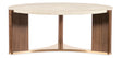 Eleana Round Coffee Table Medium Wood - Beige / Dark Brown by Hooker Furniture - View 1