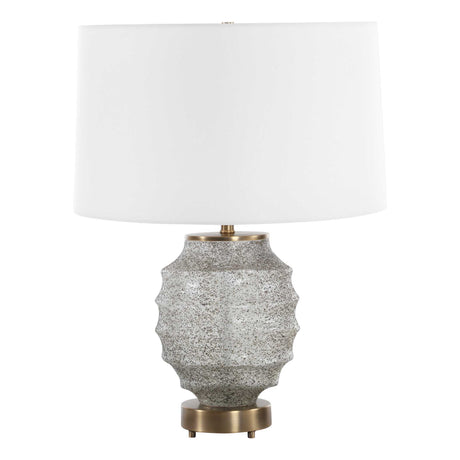 Acosta Ribbed Table Lamp - Gray / Bronze by Uttermost - View 4