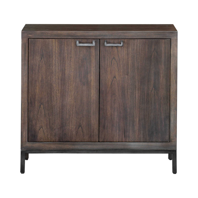 Nadie Console Cabinet Light Walnut - Dark Brown by Uttermost - View 1