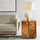 Seven Wonders Wooden Side Table - Dark Brown by Uttermost - View 2