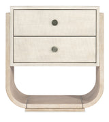 Modern Mood Two Drawer Nightstand - Beige by Hooker Furniture - View 3