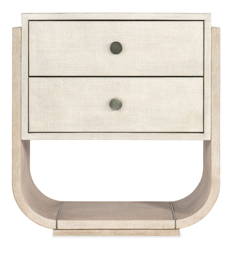 Modern Mood Two Drawer Nightstand - Beige by Hooker Furniture - View 3