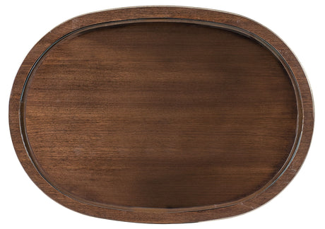 Melange Contours Side Table - Dark Brown by Hooker Furniture - View 6