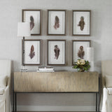 Birds Of A Feather Framed Prints (Set of 6) - Dark Brown by Uttermost - View 2