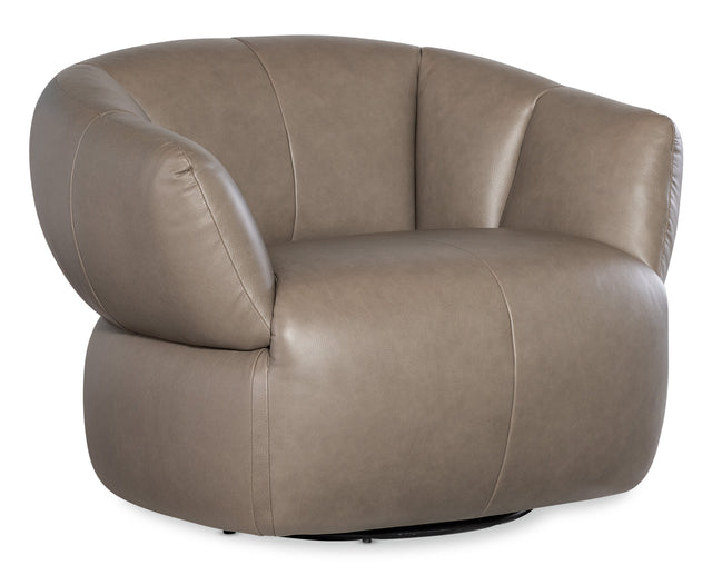 Aria Swivel Chair - Dark Gray by Hooker Furniture - View 1