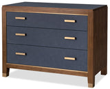 Melange Gene Accent Drawer Chest - Dark Brown / Blue by Hooker Furniture - View 2