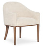 Eleana Upholstered Arm Chair - Beige / Dark Brown by Hooker Furniture - View 1
