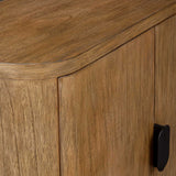 Newell Wood 2 Door Cabinet Natural - Light Brown by Uttermost - View 7