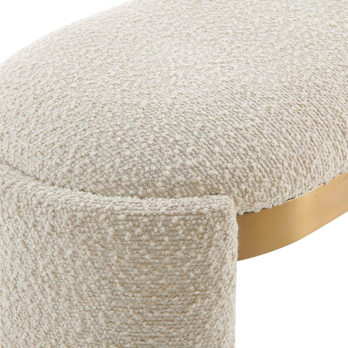Serena Bench - White by Uttermost - View 6
