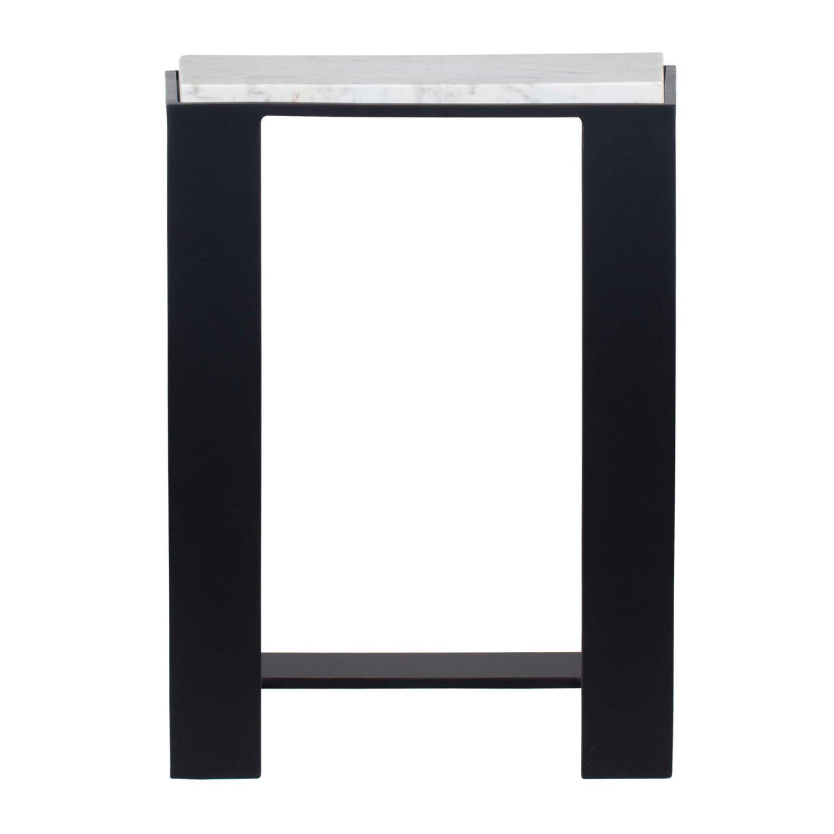 Kenora Marble Accent Table - Black / White by Uttermost - View 6