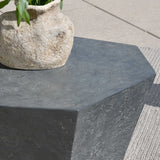 Parra Outdoor Coffee Table Slate - Black by Uttermost - View 7