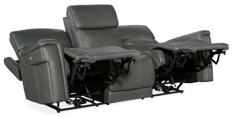 Lyra Zero Gravity Power Sofa With Power Headrest - Dark Gray by Hooker Furniture - View 6
