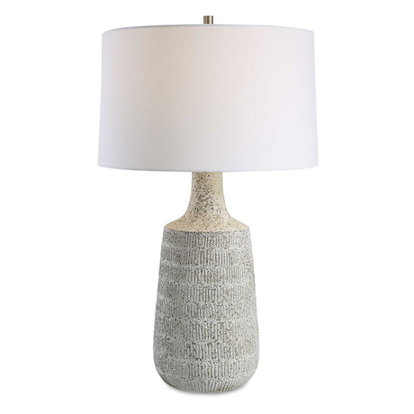 Scouts Table Lamp - Silver / White by Uttermost - View 1