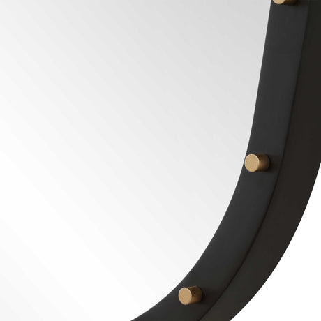 Benedo Industrial Mirror - Black by Uttermost - View 5
