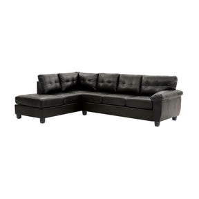 Gallant G903B-SC Sectional Sofa with Reversible Chaise in Black PU - sold by Home Elegance USA