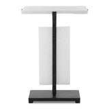 Elements Bubble Glass Accent Table - White by Uttermost - View 1