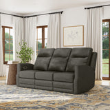 Maxwell Power Reclining Sofa With Power Headrests And Lumbar - Cinder | Flexsteel