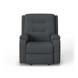 Arlo Transitional Fabric Power Recliner With Power Headrest & Lumbar | Flexsteel
