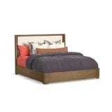 Normandy King Upholstered Bed - Light Brown | Flexsteel
